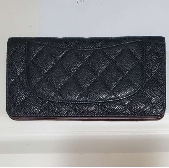 CHANEL Caviar Long wallet - Picture 2 of 10